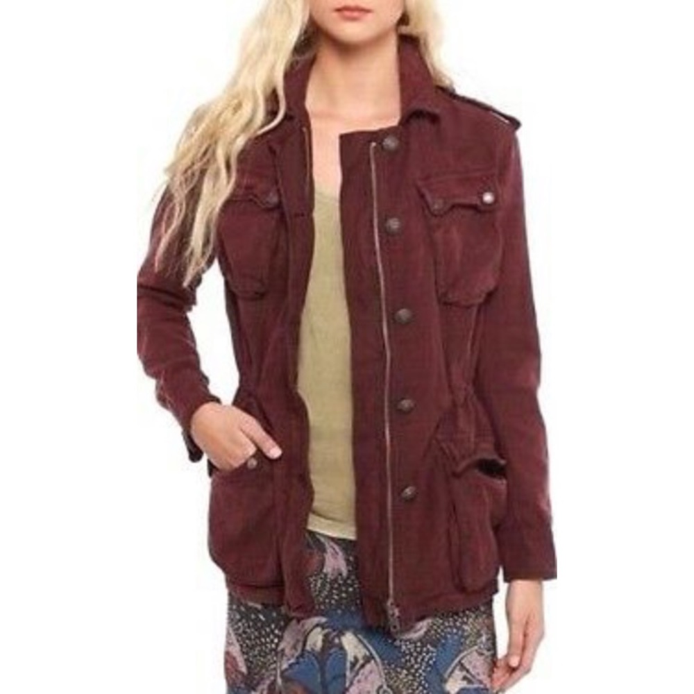 Vintage Free People Military Jacket